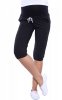 MijaCulture - Capri pants trousers shorts 4090/3815 black